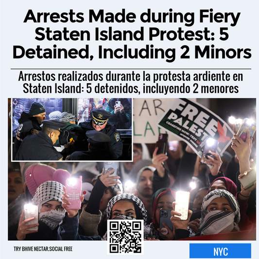 Arrests Made during Fiery Staten Island Protest: 5 Detained, Including 2 Minors