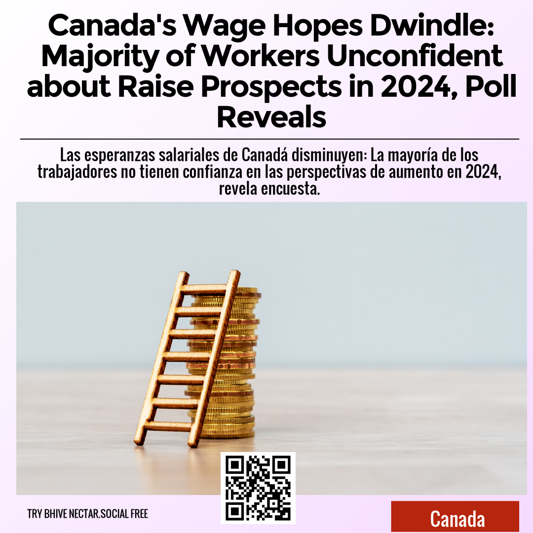 Canada's Wage Hopes Dwindle: Majority of Workers Unconfident about Raise Prospects in 2024, Poll Reveals