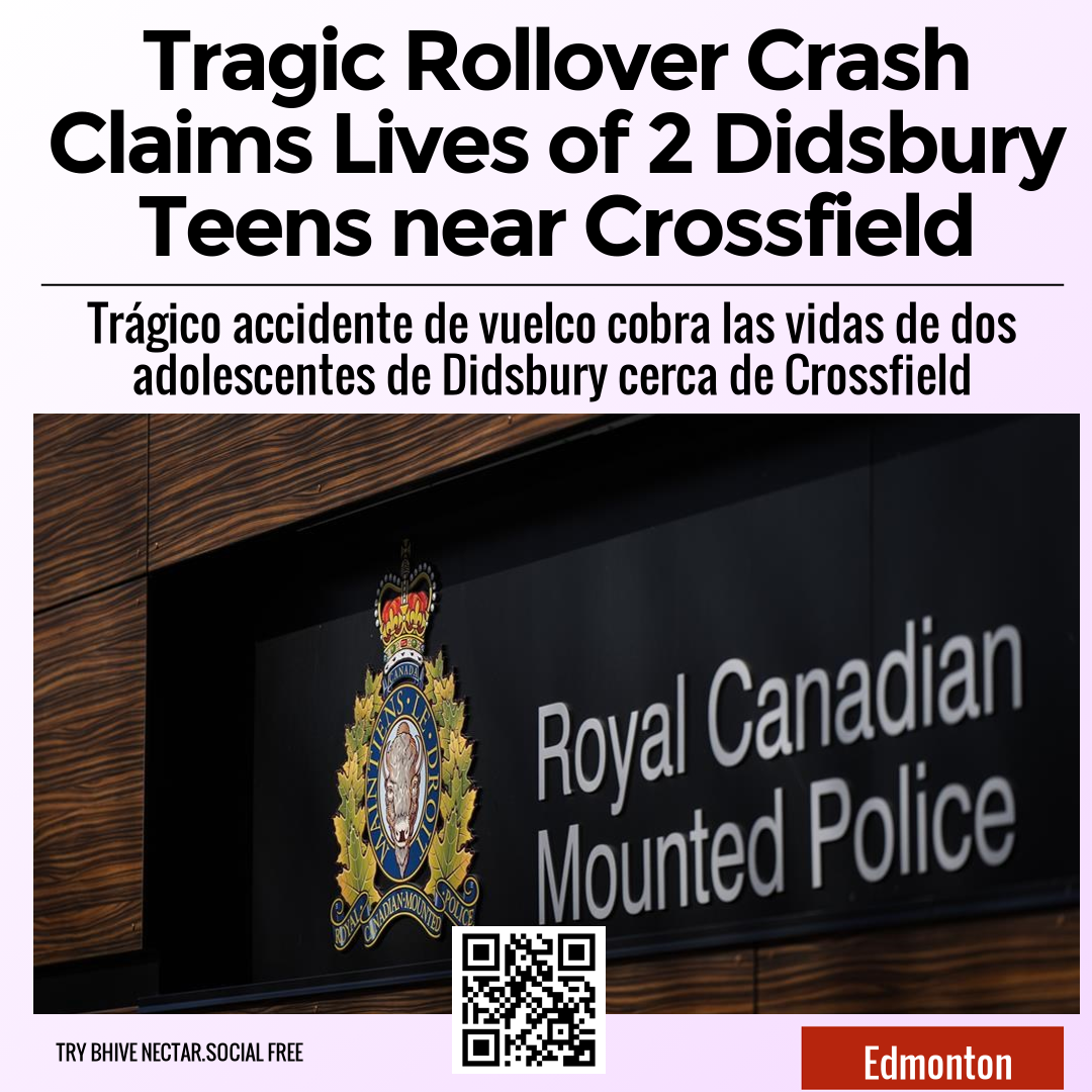 Tragic Rollover Crash Claims Lives of 2 Didsbury Teens near Crossfield
