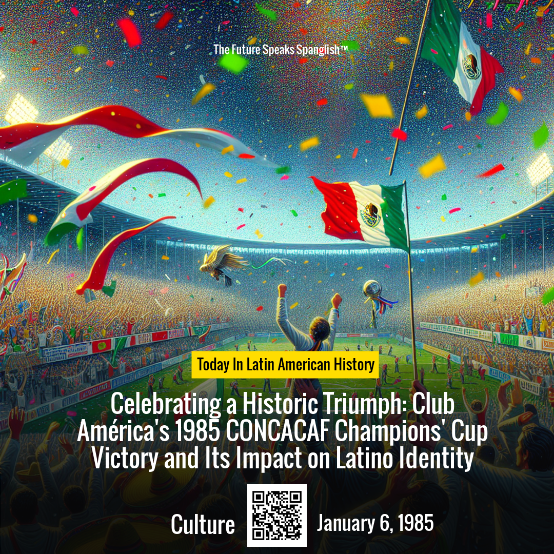 Celebrating a Historic Triumph: Club América's 1985 CONCACAF Champions' Cup Victory and Its Impact on Latino Identity