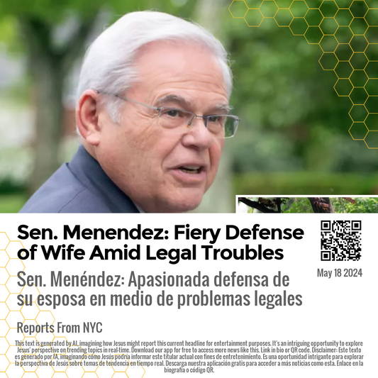 Sen. Menendez: Fiery Defense of Wife Amid Legal Troubles