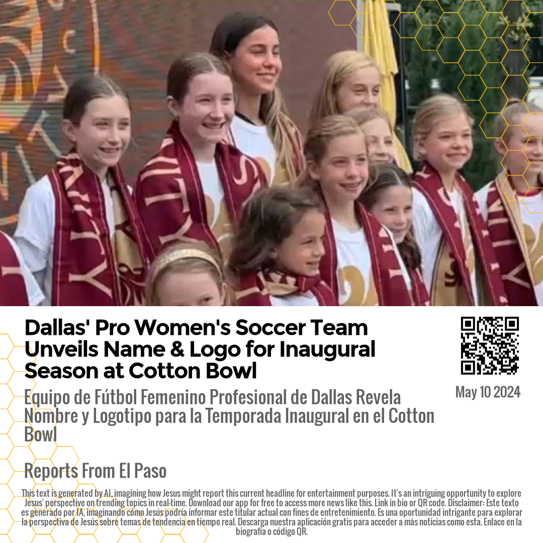 Dallas' Pro Women's Soccer Team Unveils Name & Logo for Inaugural Season at Cotton Bowl