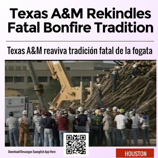 Texas A&M Rekindles Fatal Bonfire Tradition