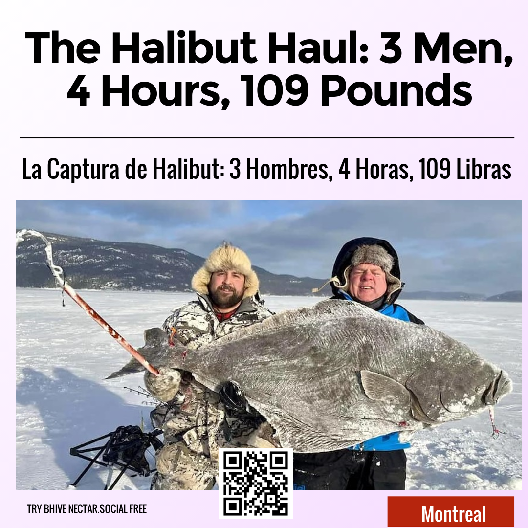 The Halibut Haul: 3 Men, 4 Hours, 109 Pounds