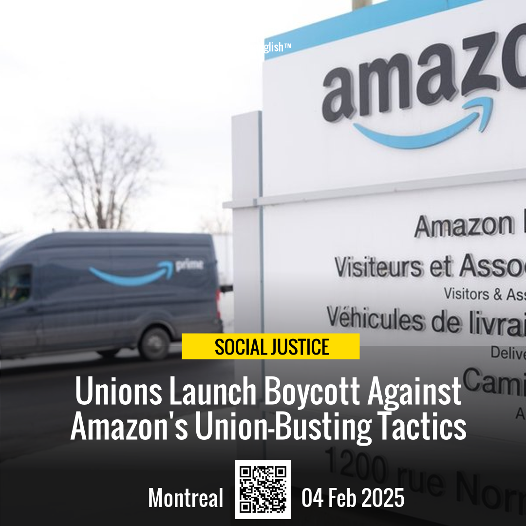 Unions Launch Boycott Against Amazon's Union-Busting Tactics