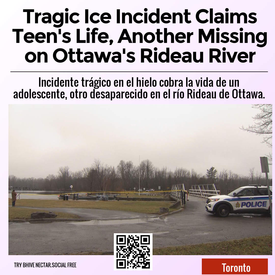 Tragic Ice Incident Claims Teen's Life, Another Missing on Ottawa's Rideau River