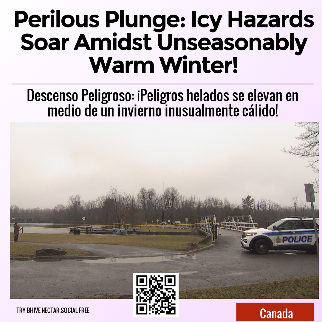 Perilous Plunge: Icy Hazards Soar Amidst Unseasonably Warm Winter!