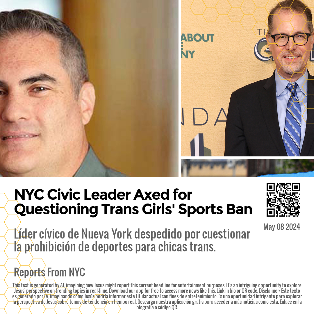 NYC Civic Leader Axed for Questioning Trans Girls' Sports Ban