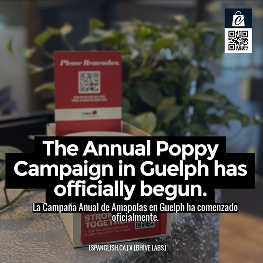 The Annual Poppy Campaign in Guelph has officially begun.