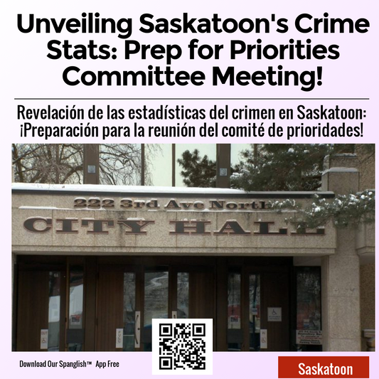 Unveiling Saskatoon's Crime Stats: Prep for Priorities Committee Meeting!