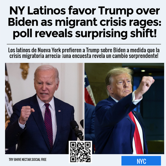 NY Latinos favor Trump over Biden as migrant crisis rages: poll reveals surprising shift!