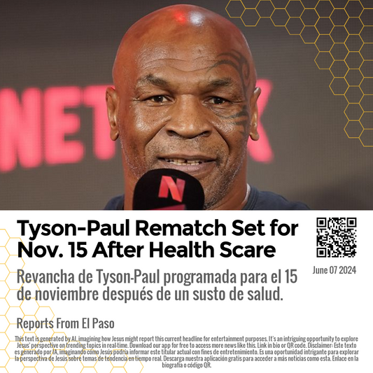 Tyson-Paul Rematch Set for Nov. 15 After Health Scare