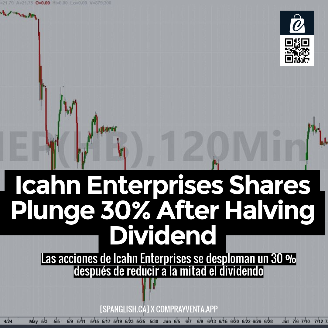 Icahn Enterprises Shares Plunge 30% After Halving Dividend