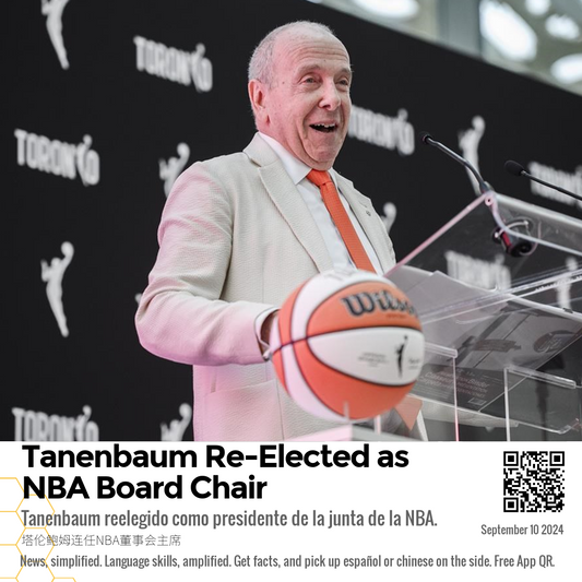 Tanenbaum Re-Elected as NBA Board Chair