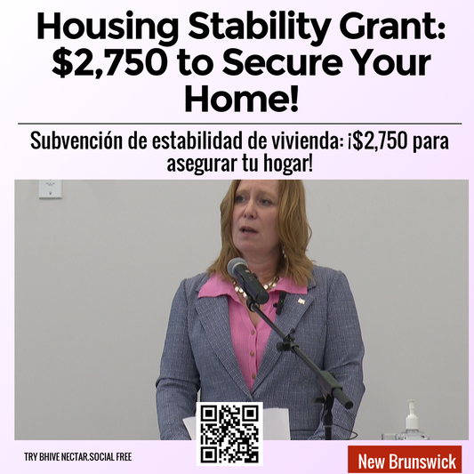 Housing Stability Grant: $2,750 to Secure Your Home!