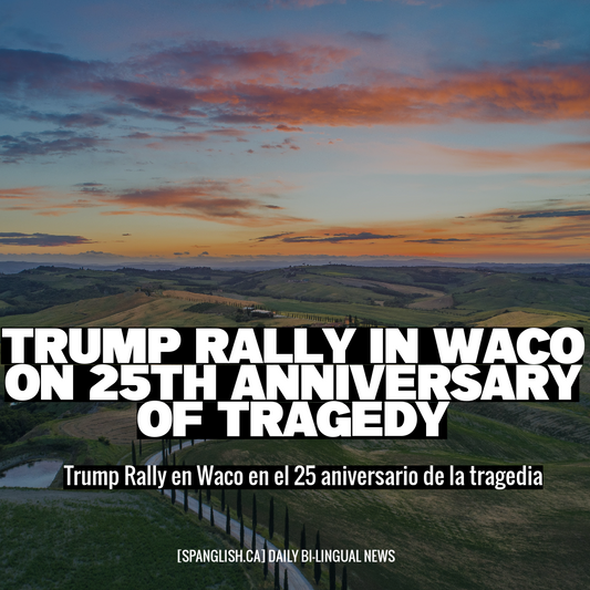 Trump Rally in Waco on 25th Anniversary of Tragedy