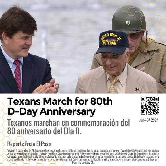 Texans March for 80th D-Day Anniversary