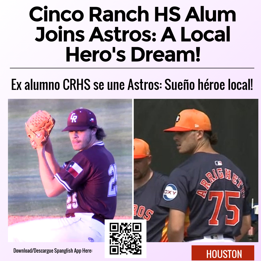 Cinco Ranch HS Alum Joins Astros: A Local Hero's Dream!