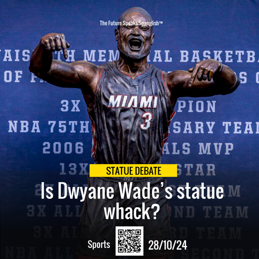 Dwyane Wade's Statue Sparks Epic Celebrity Comparisons!