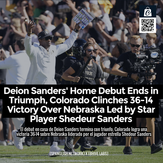 Deion Sanders' Home Debut Ends in Triumph, Colorado Clinches 36-14 Victory Over Nebraska Led by Star Player Shedeur Sanders