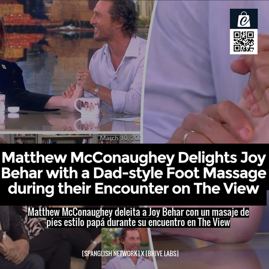 Matthew McConaughey Delights Joy Behar with a Dad-style Foot Massage during their Encounter on The View