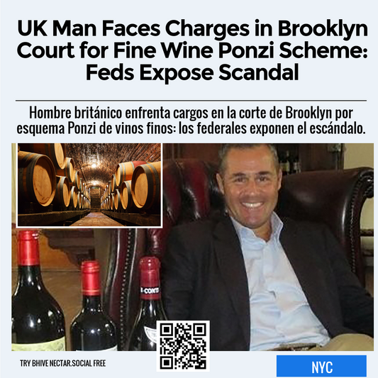 UK Man Faces Charges in Brooklyn Court for Fine Wine Ponzi Scheme: Feds Expose Scandal