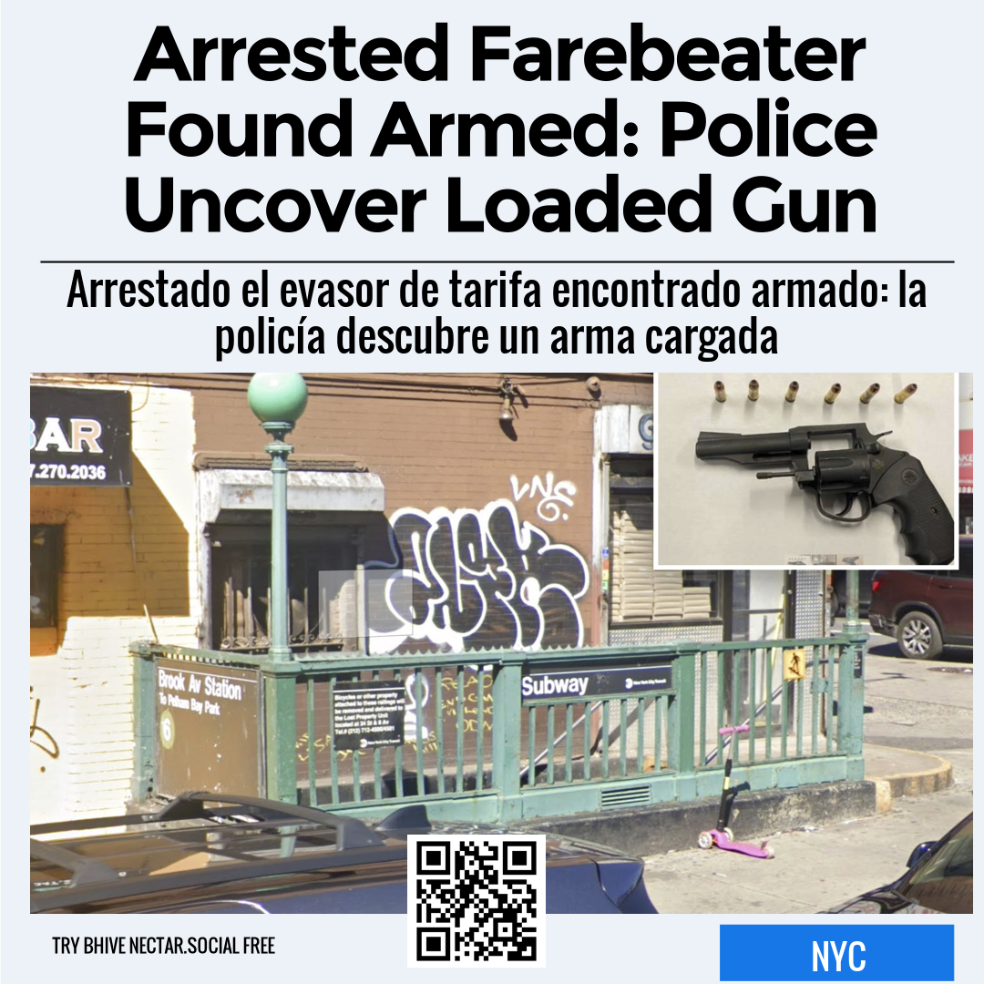 Arrested Farebeater Found Armed: Police Uncover Loaded Gun