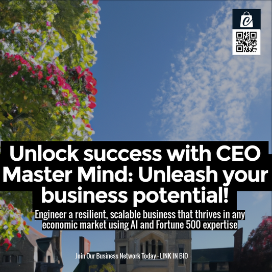 Unlock success with CEO Master Mind: Unleash your business potential!