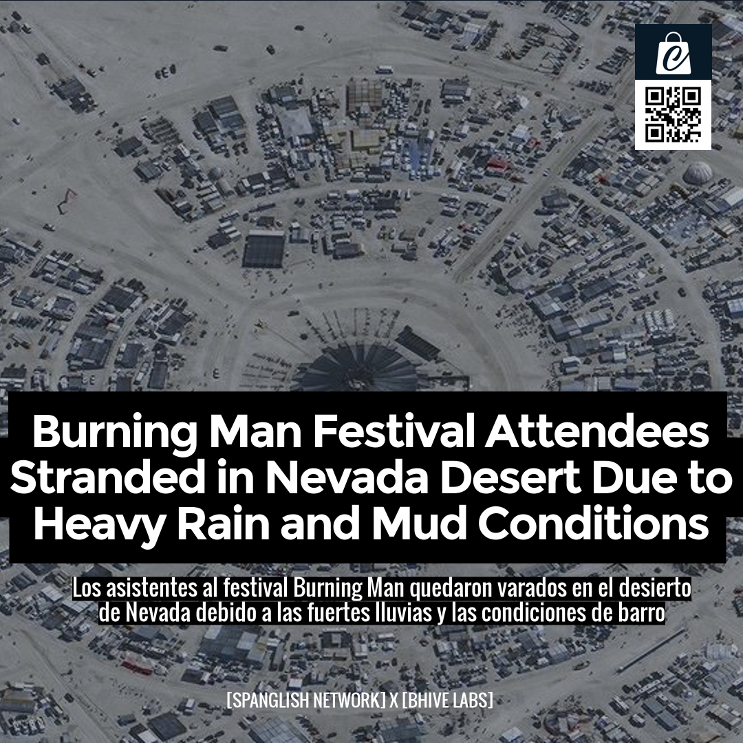 Burning Man Festival Attendees Stranded in Nevada Desert Due to Heavy Rain and Mud Conditions