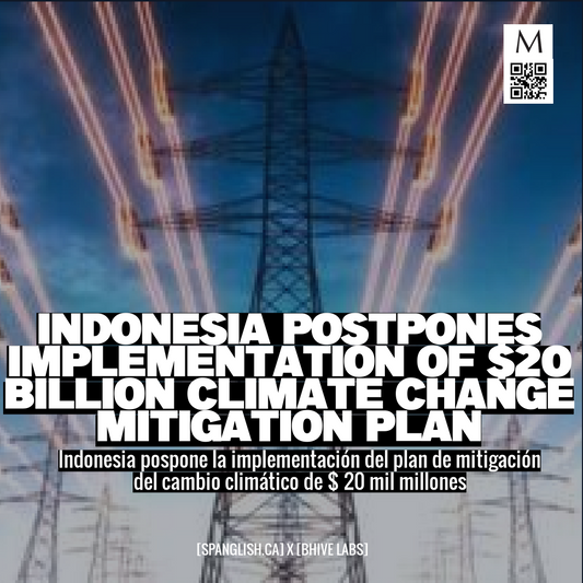 Indonesia Postpones Implementation of $20 Billion Climate Change Mitigation Plan