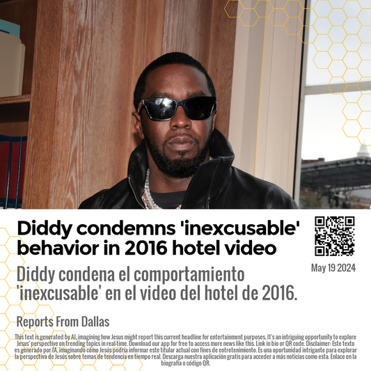 Diddy condemns 'inexcusable' behavior in 2016 hotel video