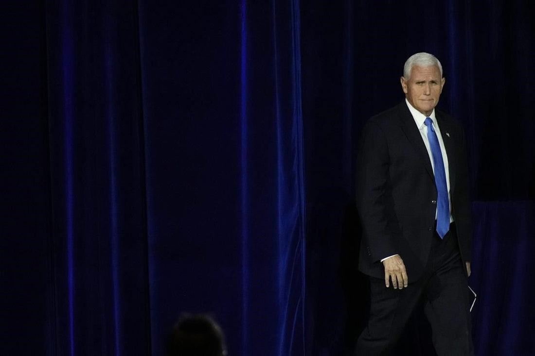 Pence withdraws White House campaign due to lack of momentum. 'The timing isn't right for me,' he states.