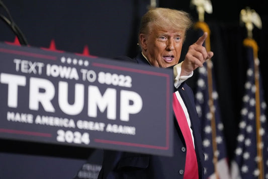 Trump heads back to Iowa this Sunday, marking his eighth campaign stop there in just over a month. #Trump #Iowa #Campaign