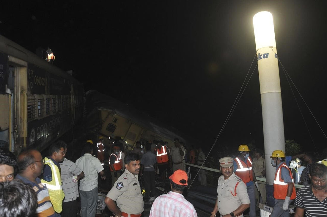 Passenger train slams into another in southern India, killing 13 people and injuring 25