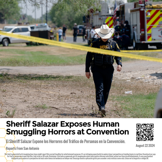 Sheriff Salazar Exposes Human Smuggling Horrors at Convention