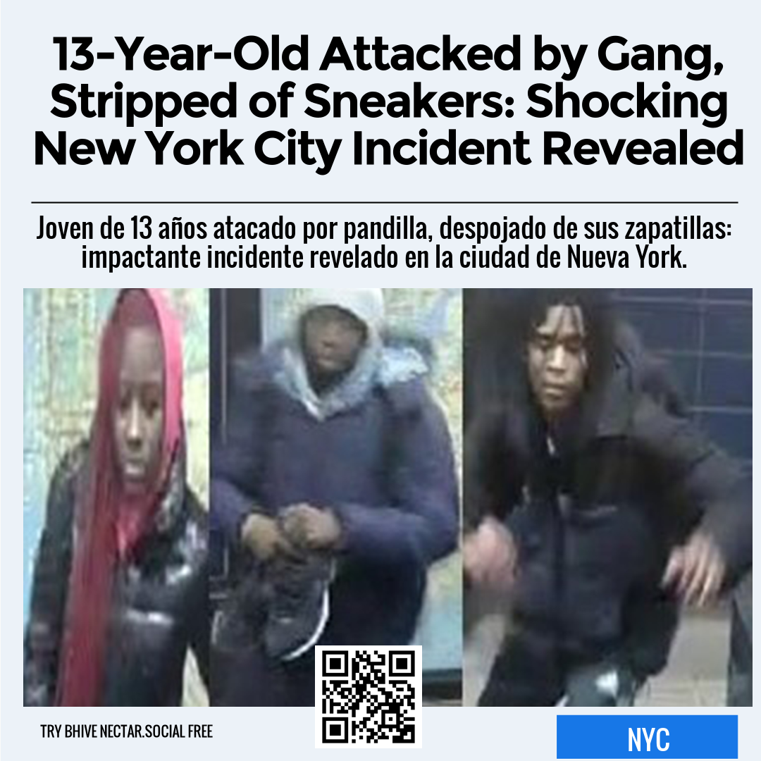 13-Year-Old Attacked by Gang, Stripped of Sneakers: Shocking New York City Incident Revealed