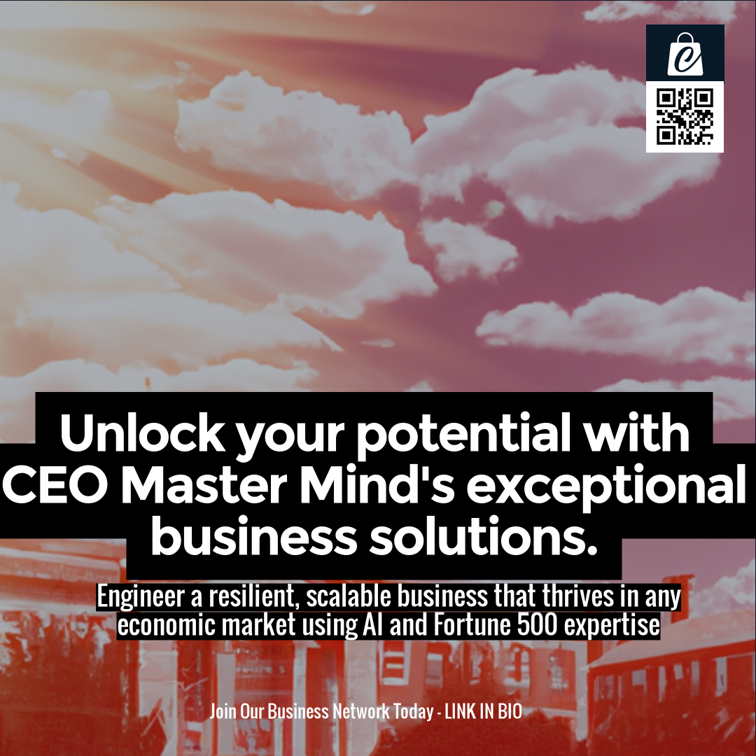 Unlock your potential with CEO Master Mind's exceptional business solutions.