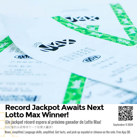 Record Jackpot Awaits Next Lotto Max Winner!