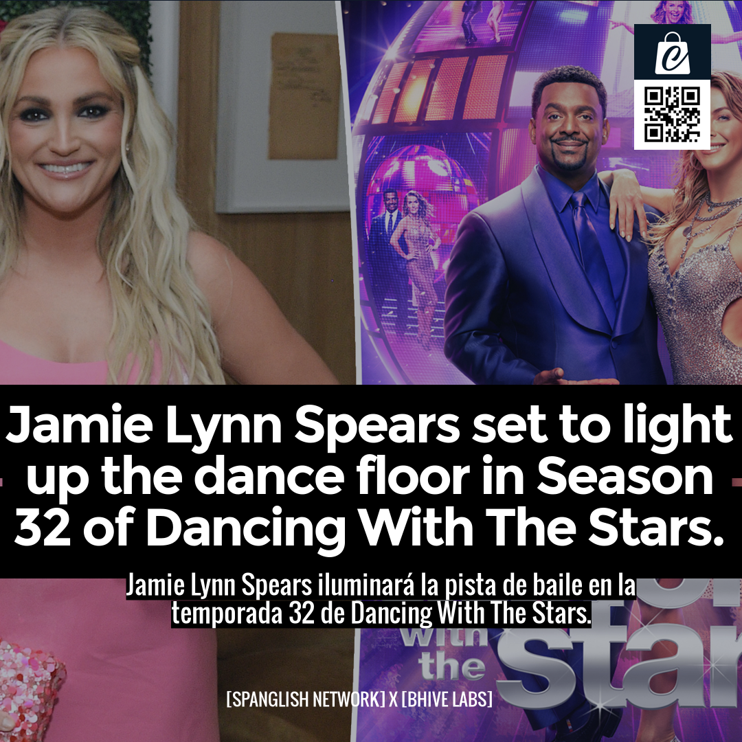 Jamie Lynn Spears set to light up the dance floor in Season 32 of Dancing With The Stars.