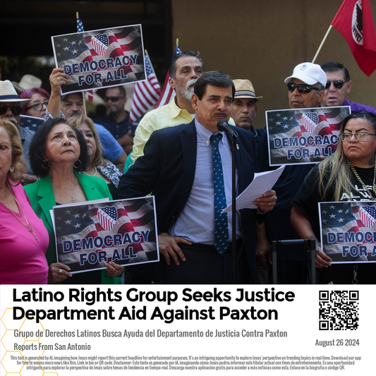 Latino Rights Group Seeks Justice Department Aid Against Paxton