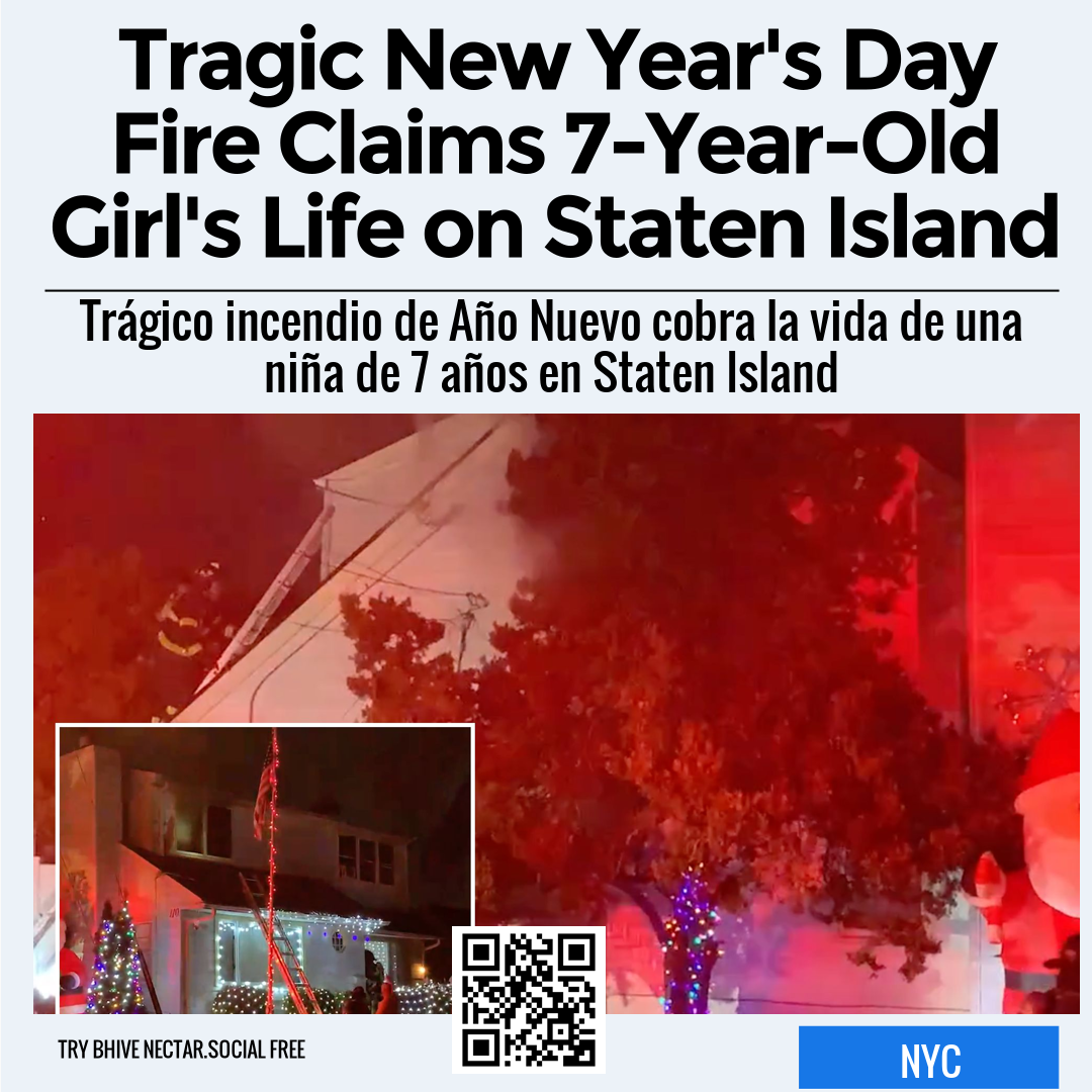 Tragic New Year's Day Fire Claims 7-Year-Old Girl's Life on Staten Island