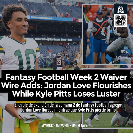 Fantasy Football Week 2 Waiver Wire Adds: Jordan Love Flourishes While Kyle Pitts Loses Luster