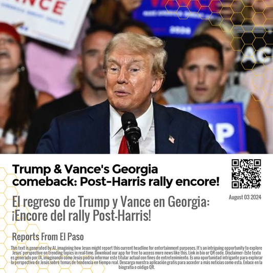 Trump & Vance's Georgia comeback: Post-Harris rally encore!