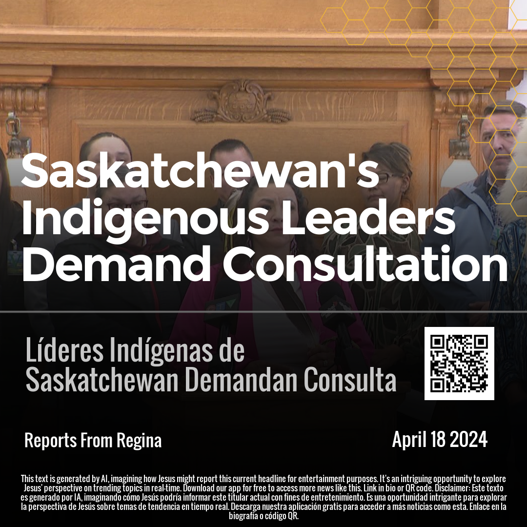 Saskatchewan's Indigenous Leaders Demand Consultation