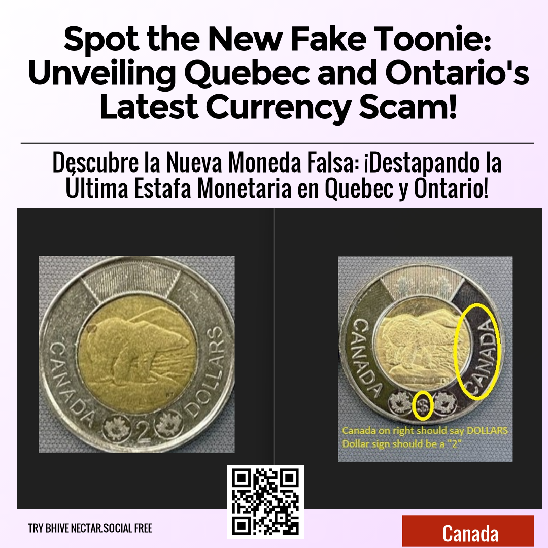 Spot the New Fake Toonie: Unveiling Quebec and Ontario's Latest Currency Scam!