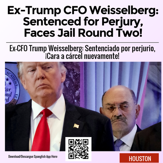 Ex-Trump CFO Weisselberg: Sentenced for Perjury, Faces Jail Round Two!