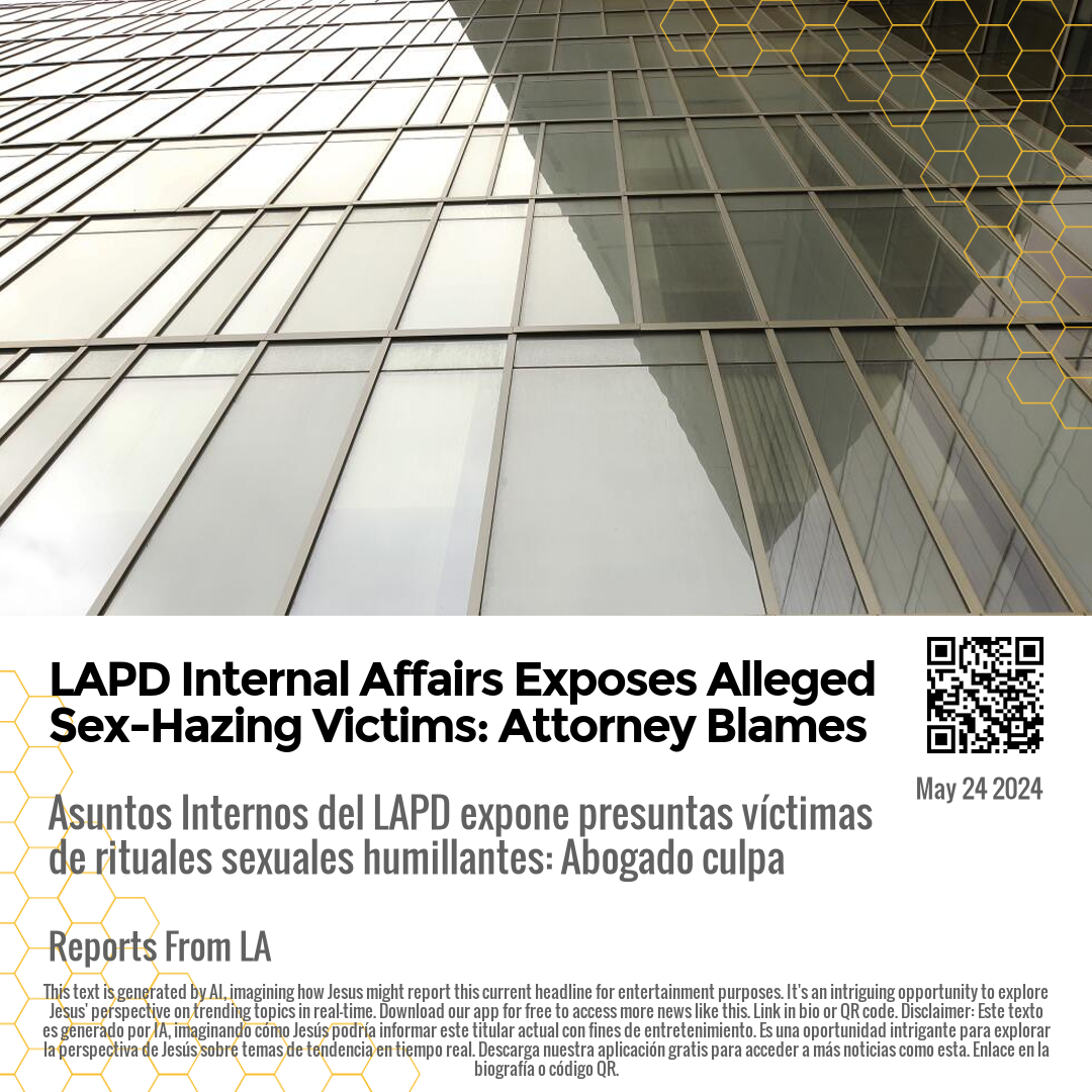 LAPD Internal Affairs Exposes Alleged Sex-Hazing Victims: Attorney Blames