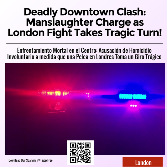 Deadly Downtown Clash: Manslaughter Charge as London Fight Takes Tragic Turn!