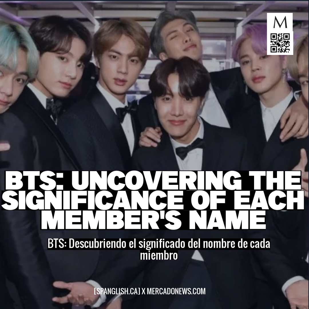 BTS: Uncovering the Significance of Each Member's Name