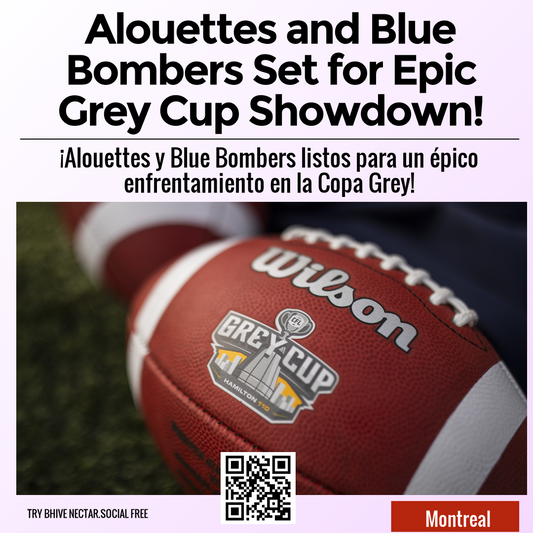 Alouettes and Blue Bombers Set for Epic Grey Cup Showdown!